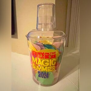 NEW KIDS ON THE BLOCK NKOTB MAGIC SUMMER 2024 TOUR SOUVENIR  SHAKER SHOT CUP